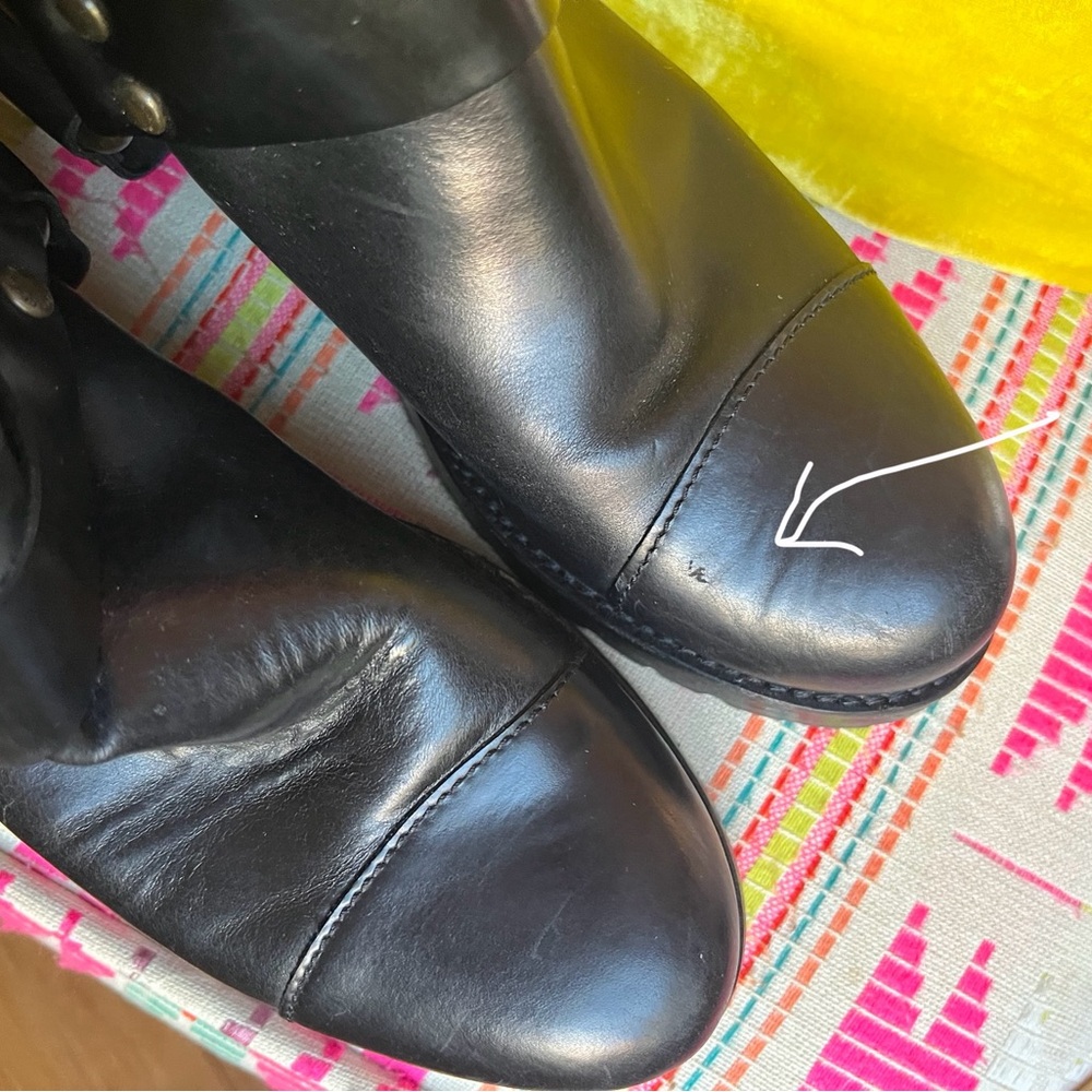 Dolce & Gabbana Made in Italy Black Leather Moto Boots Excellent Condition! - Picture 16 of 16